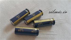 خازن های فای 680 میکرو فاراد 63 ولت سری FC پاناسونیک سری آدیو low impedance