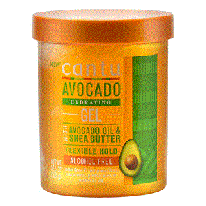 ژل آبرسان شی باتر روغن آووکادو کانتو موهای فر Cantu Shea Butter Avocado Oil Hydrating Gel 524g