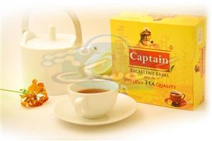 چای کیسه ای کاپیتان بسته 100 عددی CAPTAIN TEABAG 100 PCS