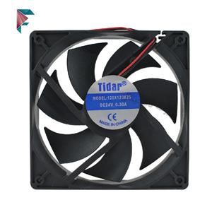 فن 24 ولت DC | پلاستیکی | 12 * 12 | عرض 2.5  | بوش | مرغوب