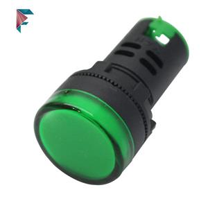 چراغ سیگنال تابلویی | 24 ولت | قطر 22 | تک LED | سبز