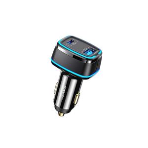 شارژر فندکی 2 پورت یوسمز مدل USAMS A+C Dual Ports Fast Car Charger C24 با حداکثر توان 120W 