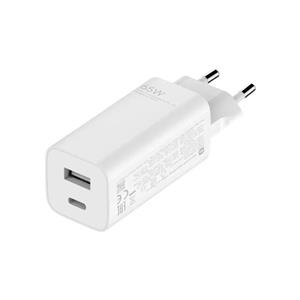 شارژر  شیائومی xiaomi gan charger (type-a + type-c) ad652geu با توان 65w