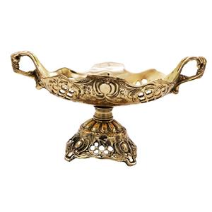 کشکول برنزی دکوری مدل شکلات خوری پذیرایی