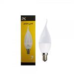 لامپ اشکی 7SMD وات E14 مات آفتابی پارس کیمیا 