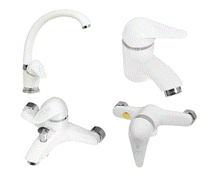 ست شیرآلات زرشام مدل مرجان سفید