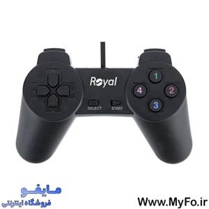 دسته بازی کامپیوتر تک ساده بدون شک برند رویال Game Pad ROYAL مدل Usb 701 