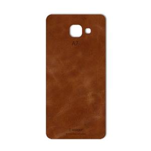 برچسب تزئینی ماهوت مدل Buffalo Leather مناسب برای گوشی Samsung A7 2016 MAHOOT Buffalo Leather Special Sticker for Samsung A7 2016