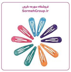 گیره تق تقی رنگی