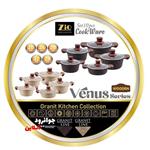 سرویس قابلمه زیو طرح ونوس ۱۰ پارچه Venos Z-7130