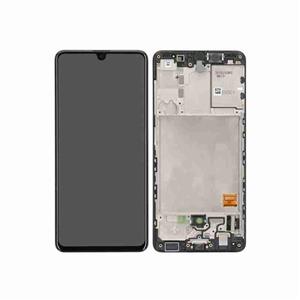 تاچ ال سی دی سامسونگ A41 سرویس پک  LCD A41 SERVICE PACK BLACK WITH FRAME