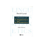 A Dictionary of Linguistics and Phonetics 5th Edition