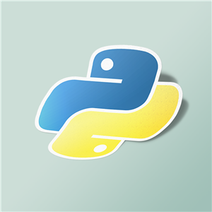 استیکر python