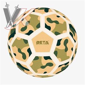 توپ فوتبال بتا مدل ارتشی رنگ طوسی سایز 4 کد 1901019