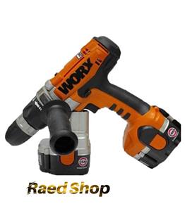 دریل شارژی ورکس مدل Worx rechargeable Drill WX369 18v