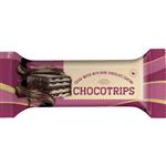 ویفر کاکائویی با روکش شکلات تلخ CHOCOTRIPS 50 گرم 28 عددی