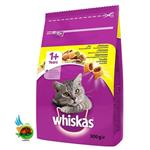 غذای خشک مغزدار مولتی کالر گربه ویسکاس با طعم مرغ Whiskas with chicken وزن ۳۰۰ گرم