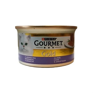 کنسرو گربه گورمت گلد با طعم گوشت بره Gourmet gold with lamb وزن ۸۵ گرم