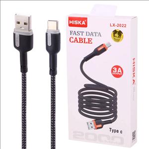 کابل فست شارژ تایپ سی هیسکا LX2022