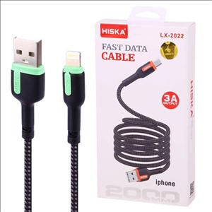 کابل فست شارژ ایفون هیسکا LX2022