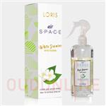 خوشبو کننده اسپری لوریس Loris مدل وایت جازمین ( یاس سفید ) White Jasmine حجم 430 میلی لیتر