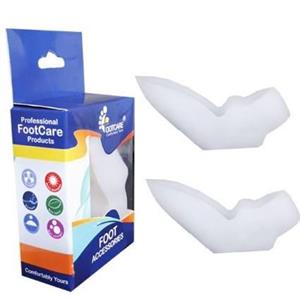 فاصله دهنده دو انگشتی ساپورت دار فوت کر مدل S-014 Footcare S-014 Silicone Gel Bunion Toe Seperator