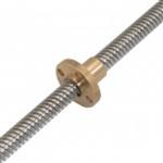 پیچ لید اسکرو T8 به همراه مهره - 30 سانتی متر - T8 LEAD SCREW 8mm المان رباتیک