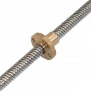 پیچ لید اسکرو T8 به همراه مهره - 30 سانتی متر - T8 LEAD SCREW 8mm المان رباتیک