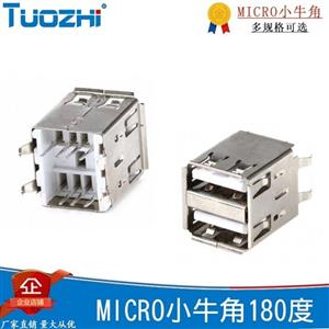 کانکتور USB-A مادگی ایستاده دوبل