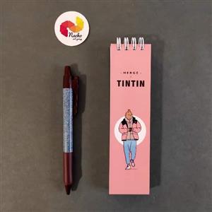 دفترچه بولت ژورنال تن تن صورتی