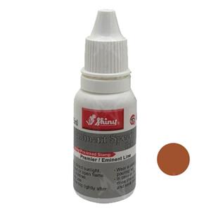 جوهر 15میل مهرهای لیزری شاینی رنگ قهوه ای مدل AV-71-2