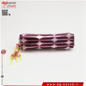 جامدادی چرمی تک زیپ آویزدار