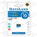 کارت حافظه Micro SD 16GB Class 10 U1 مارک DataLand