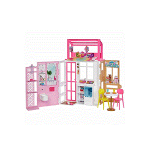 خانه قابل حمل باربی 2 طبقه MATTEL 