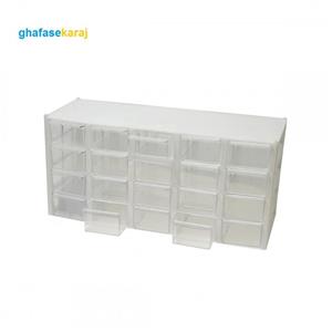 جعبه ابزار و کشو الکترونیک 20 کشو کوچک