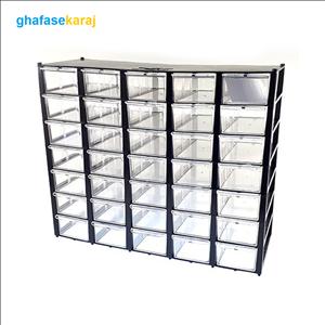 جعبه ابزار و کشو الکترونیک 35 کشو کوچک