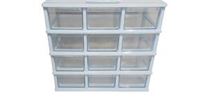 جعبه ابزار و کشو الکترونیک 12 کشو بزرگ