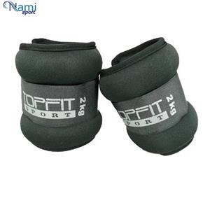 وزنه شنی TOP FIT وزن 2 کیلوگرم بسته 2 عددی