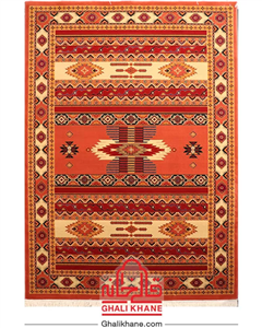 گلیم فرش ستاره کویر یزد کلکسیون شاهسون کد SH-B001-5030