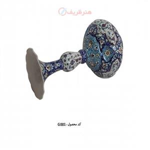 گلدان میناکاری فانتزی گو کراواتی مسی لعاب شده 