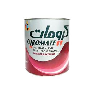 رنگ روغنی کرومات سفید نیمه براق کد 100 یک کیلویی