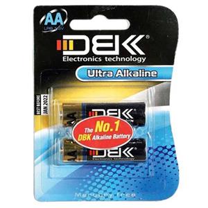 باتری قلمی  DBK ultra Alkaline LR6 بسته 2 عددی