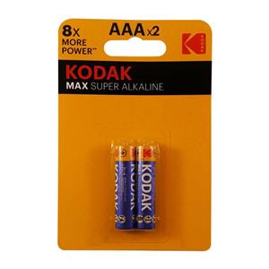 باتری نیم قلمی 2 عددی سوپر آلکالاین کداک KODAK MAX