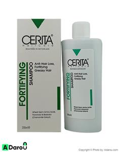 شامپو تقویت‌کننده و ضد ریزش موی چرب 200 میلی لیتر سریتا