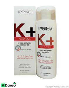 شامپو ملایم موهای کراتینه شده K+ پریم