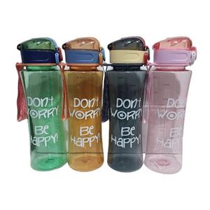 قمقمه شفاف 600 میل طرح dont worry