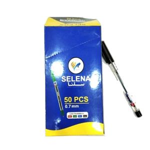 خودکار مشکی سلنا بسته 50 عددی