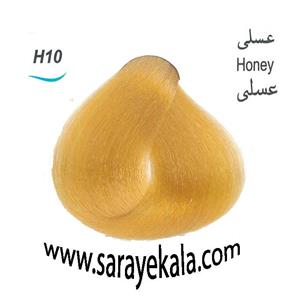 رنگ مو بیس کالر شماره H10 حجم 125 میلی لیتر رنگ عسلی