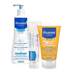 شامپو بچه ضد افتاب Spf 50 کرم راش ماستلا Mustela 