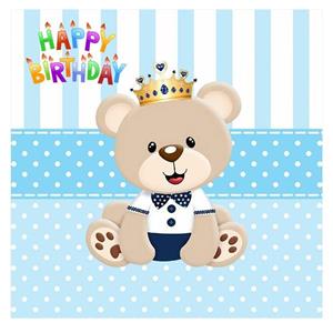 بنر تدی آبی تیره ( ۱m*1m)